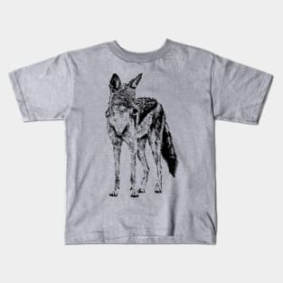 Black-backed Jackal for African Wildlife Fans Kids T-Shirt